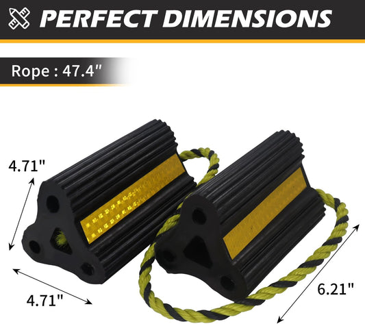 Wheel Chocks for RV Trailer Camper Truck Car