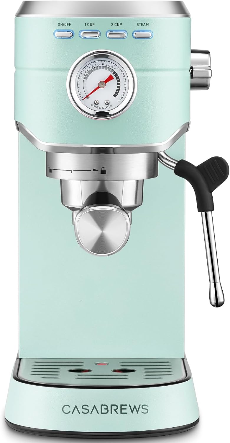CASABREWS Espresso Machine 20-Bar with Milk Frother