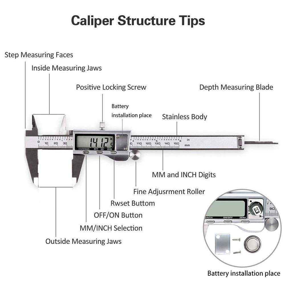 Digital Stainless Steel Electronic Measuring Tool