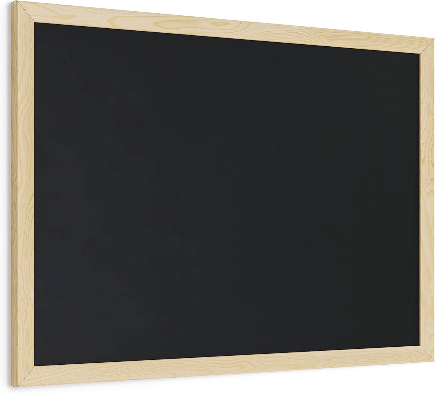 U Brands Cork Bulletin Board Light Birch Wood Frame