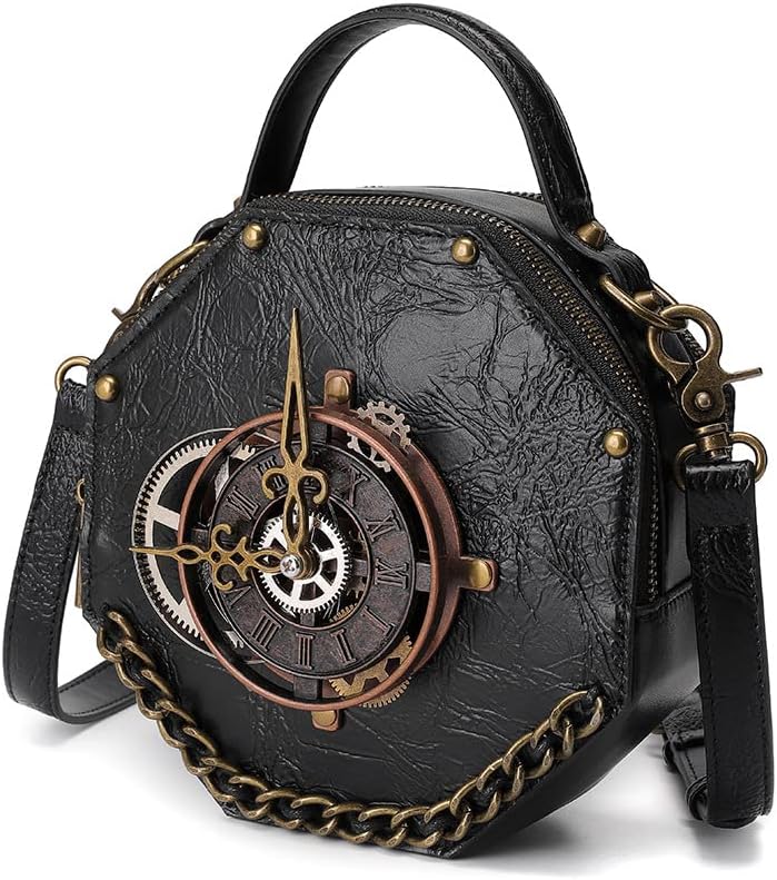 Messenger Bag Leather Retro Briefcase Shoulder Purse