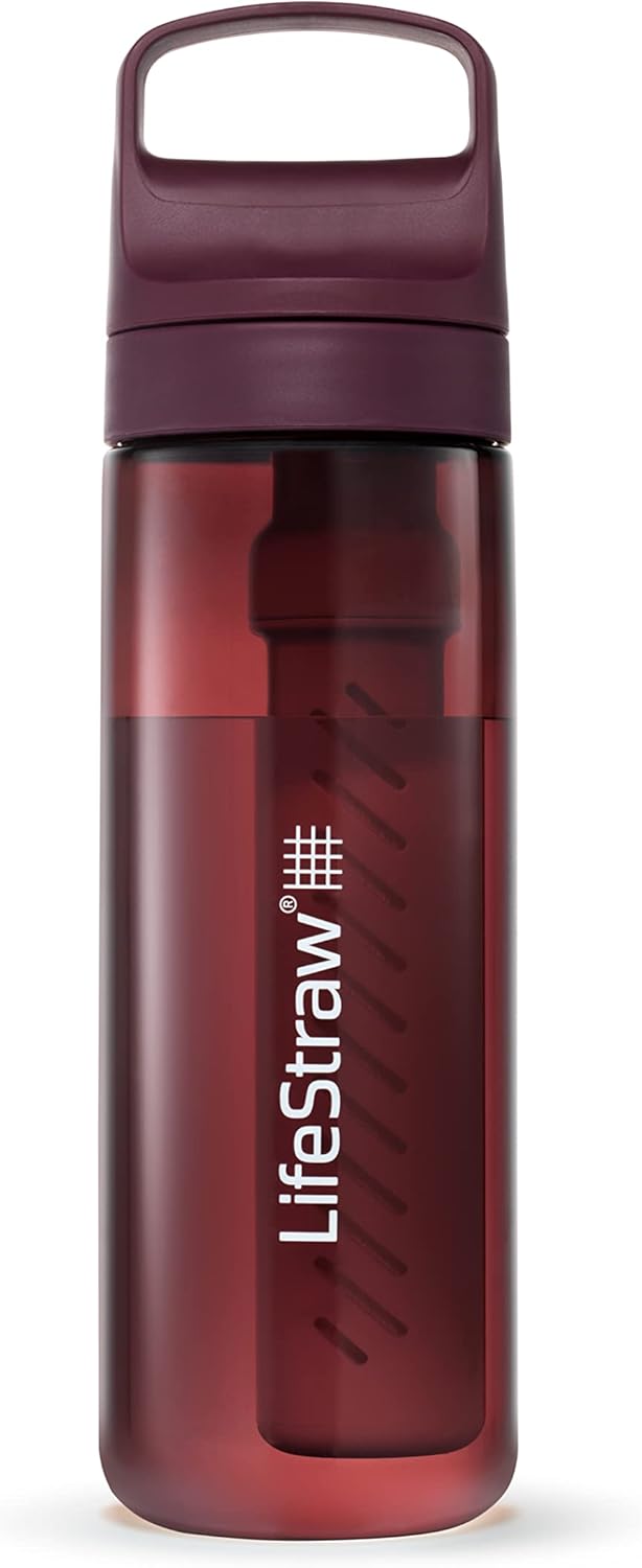 LifeStraw Go Series, BPA-Free Water Bottle for Travel