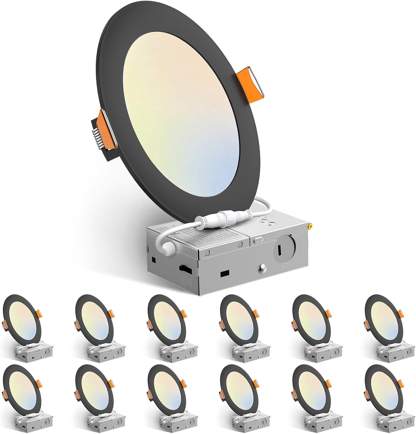 Amico 12-Pack 6" LED Recessed Ceiling Lights
