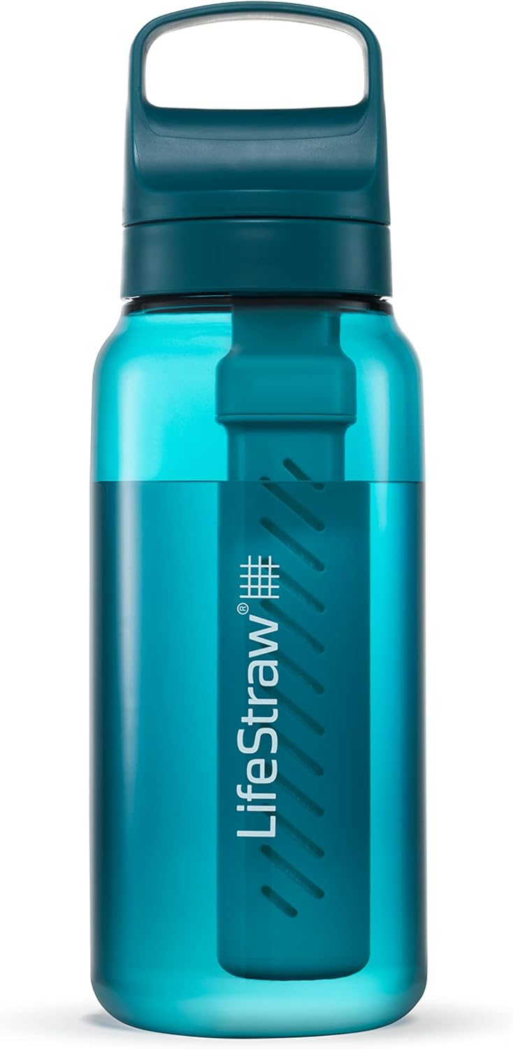 LifeStraw Go Series, BPA-Free Water Bottle for Travel