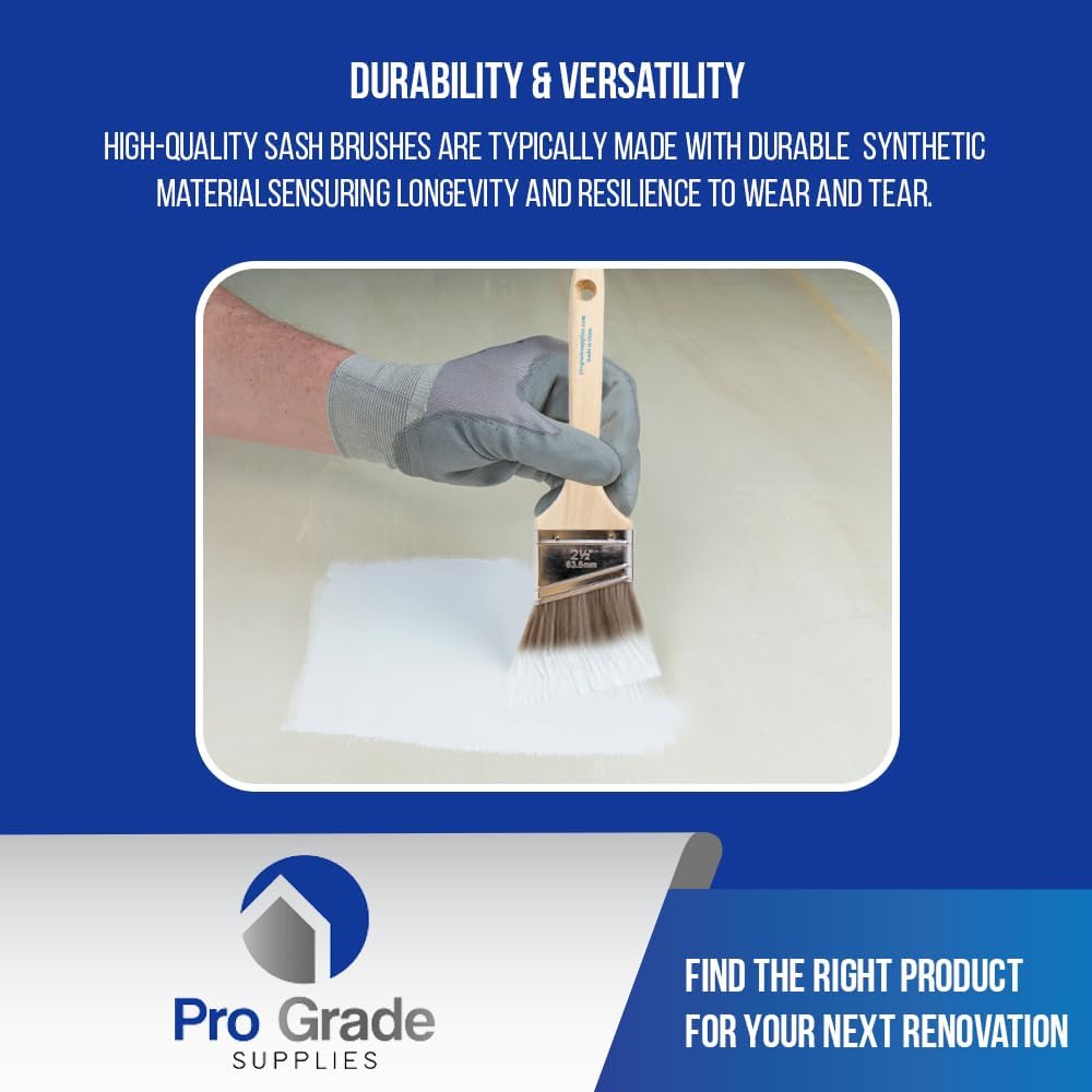 Pro Grade Paint Brushes 5-Piece Paint Brush Set