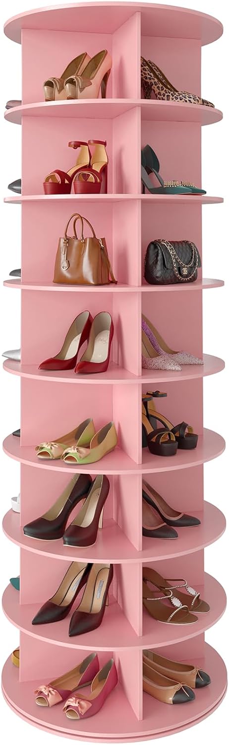 SpaceAid 7 Tier Rotating Shoe Rack Tower