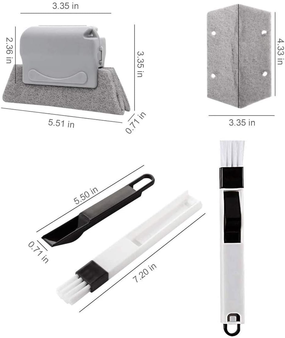 Magic Window Track Cleaning Brush Set