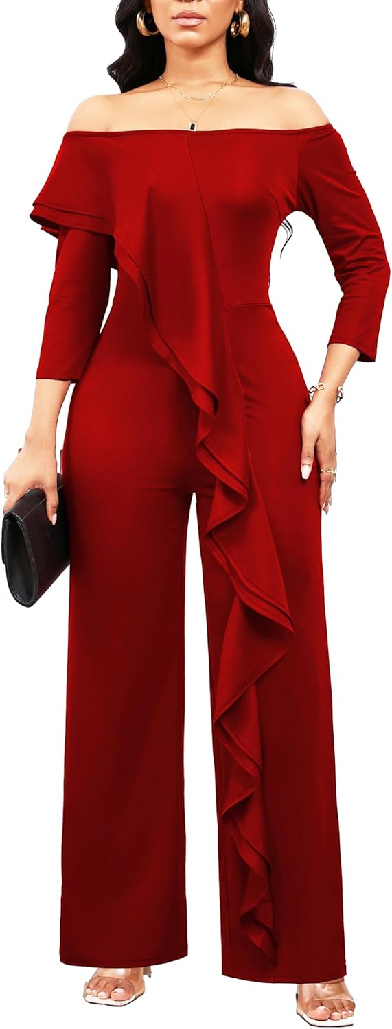 Dressy Long Pants Jumpsuit for Women