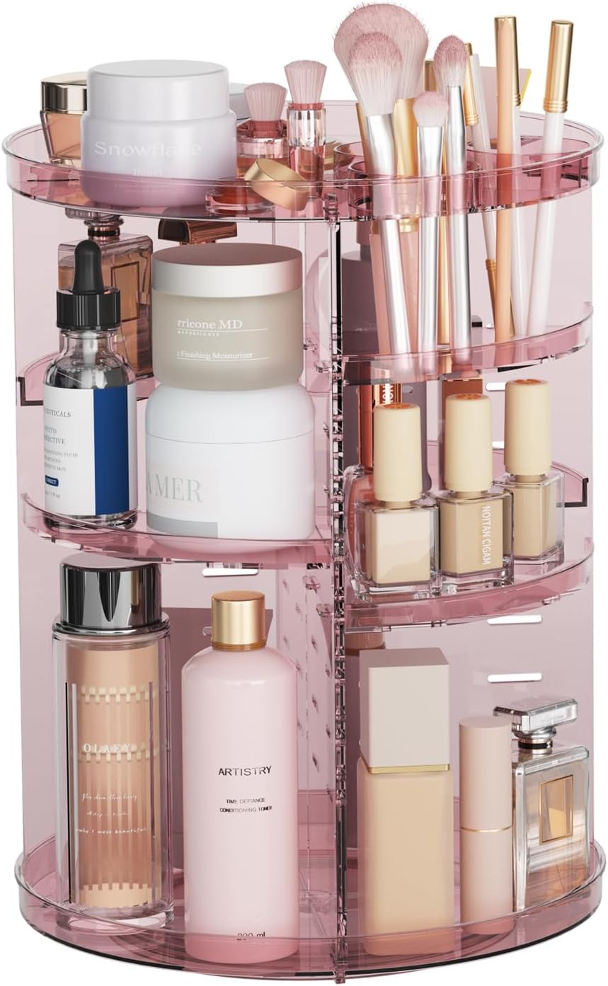 Rotating 8-Layer Makeup Organizer – Skincare
