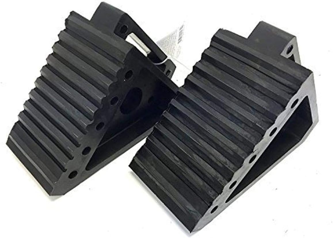 MAXXHAUL 70472 Heavy Duty Rubber Wheel Chocks