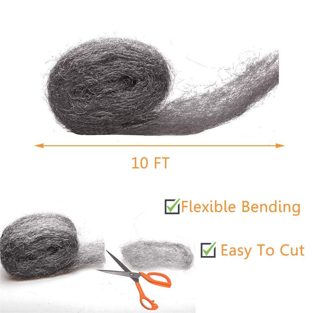 Steel Wool Mice Control  Hole Filler