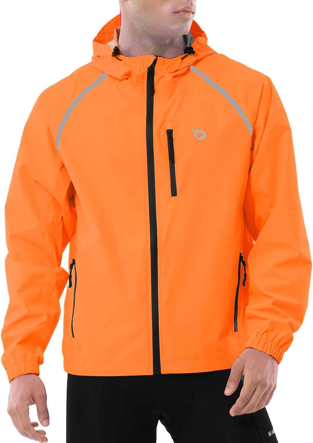 baleaf Men's Rain Jacket Waterproof Windbreaker