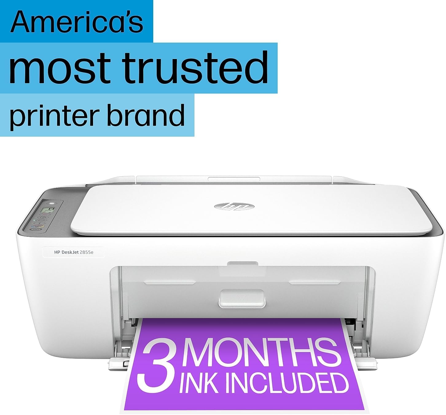 HP DeskJet 2855e Wireless Color Printer