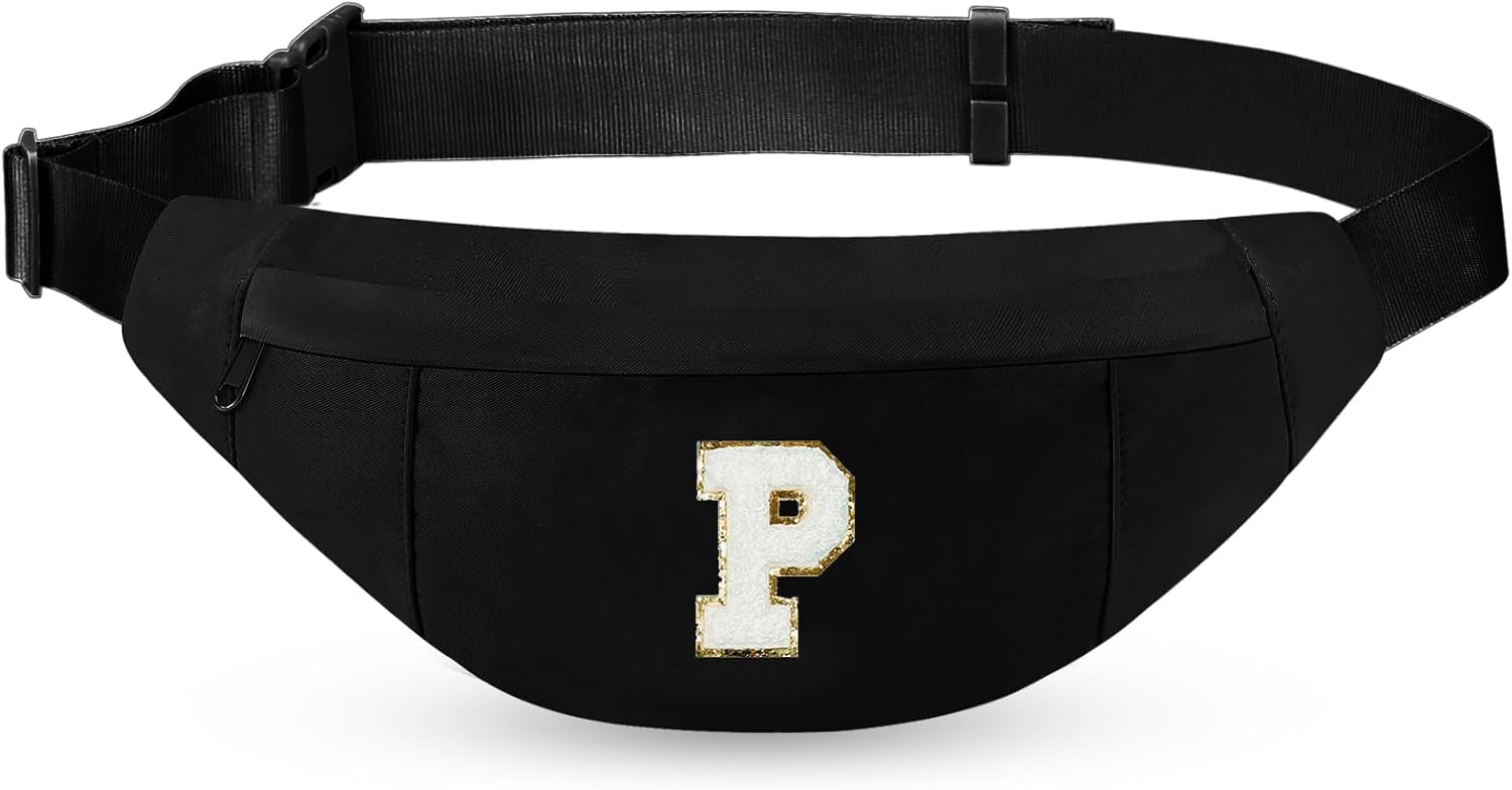 MAXTOP Large Crossbody Fanny Pack with 4-Zipper Pockets