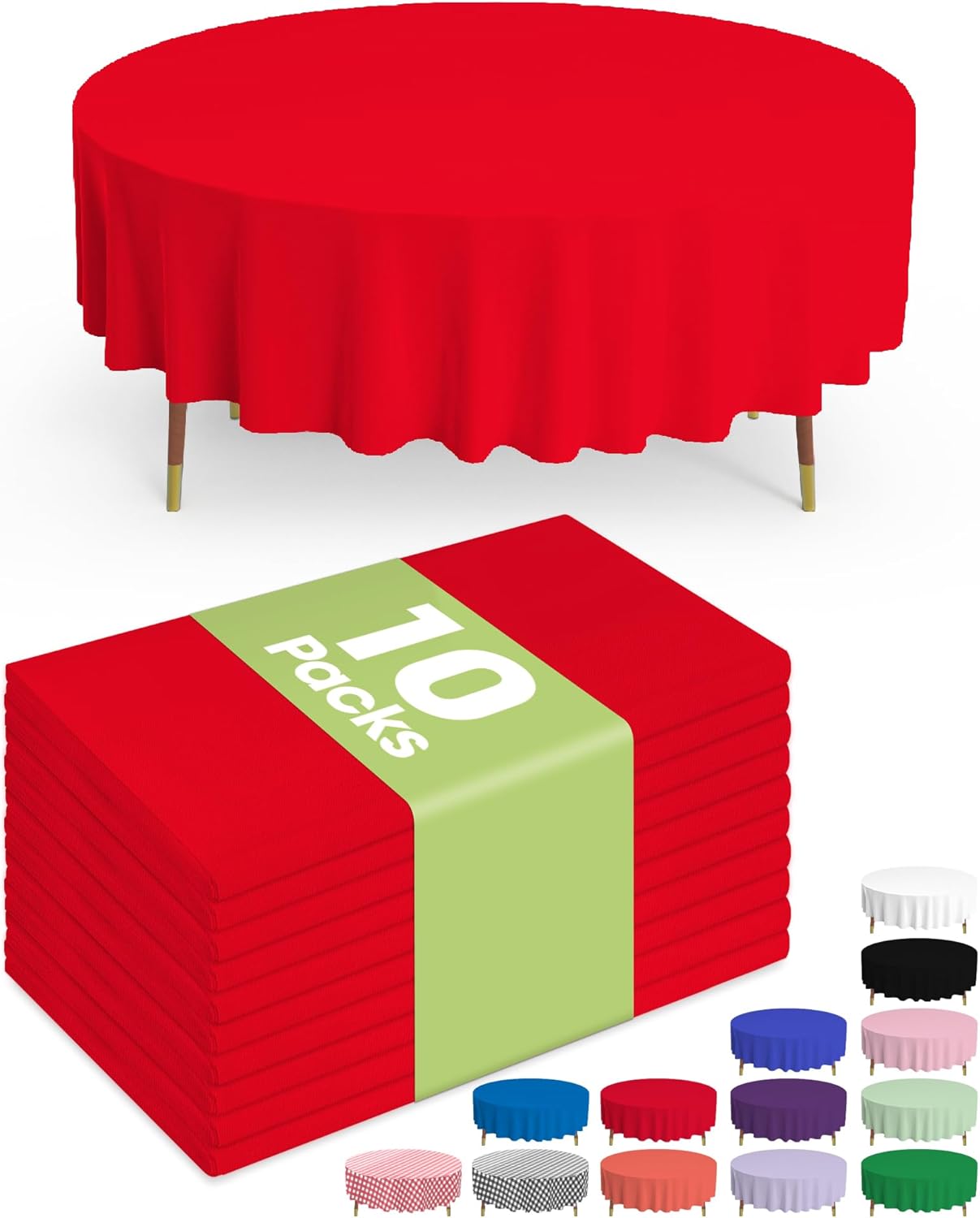Pureegg Disposable Plastic Tablecloths