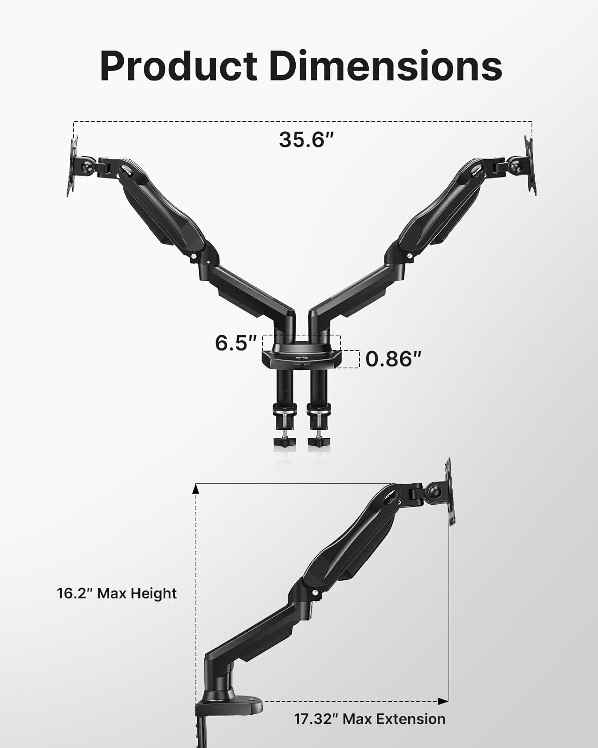 HUANUO Dual Monitor Stand