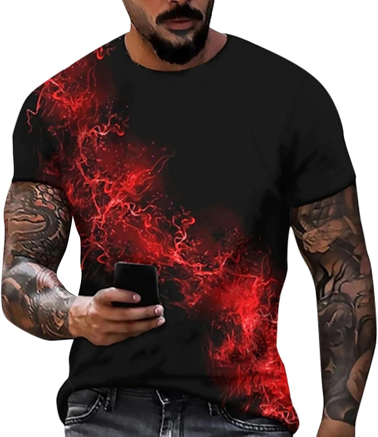 Mens Vintage Designer Raglan T-Shirt