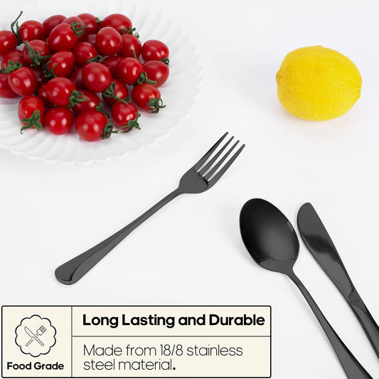 Travel Utensils with Case Quatish Portable Silverware Set