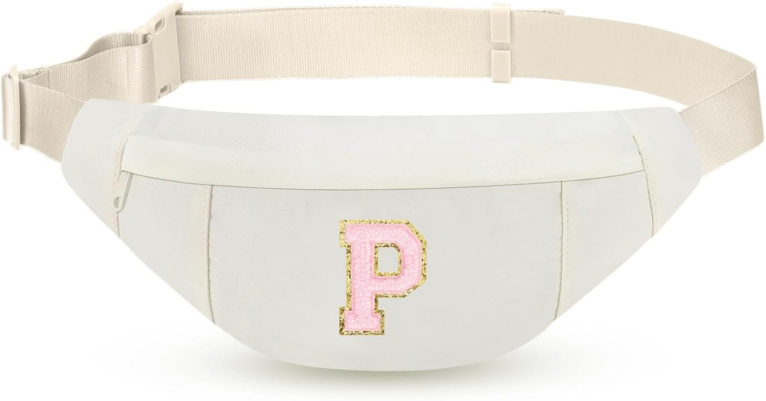 MAXTOP Large Crossbody Fanny Pack with 4-Zipper Pockets