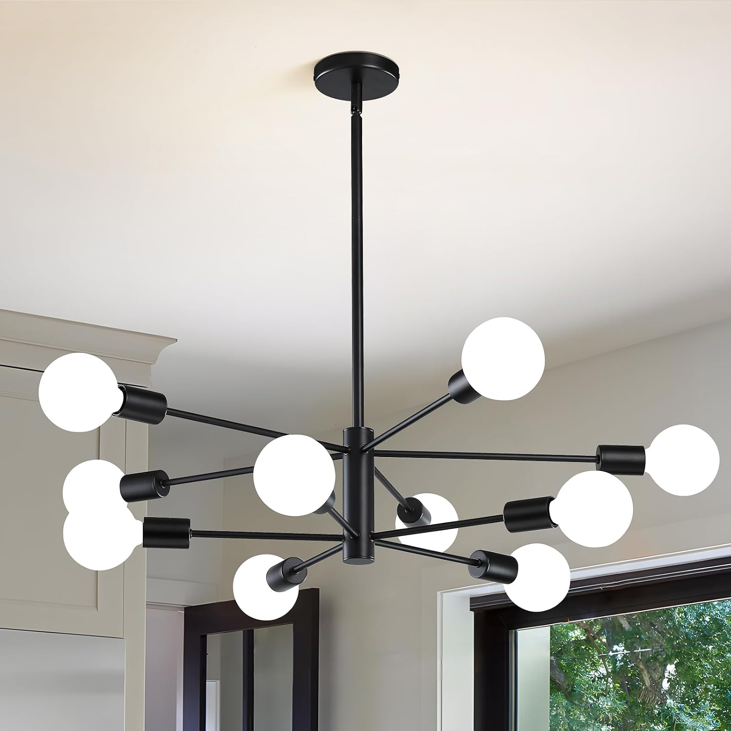 Modern Chandelier Ceiling Light Fixture Sputnik