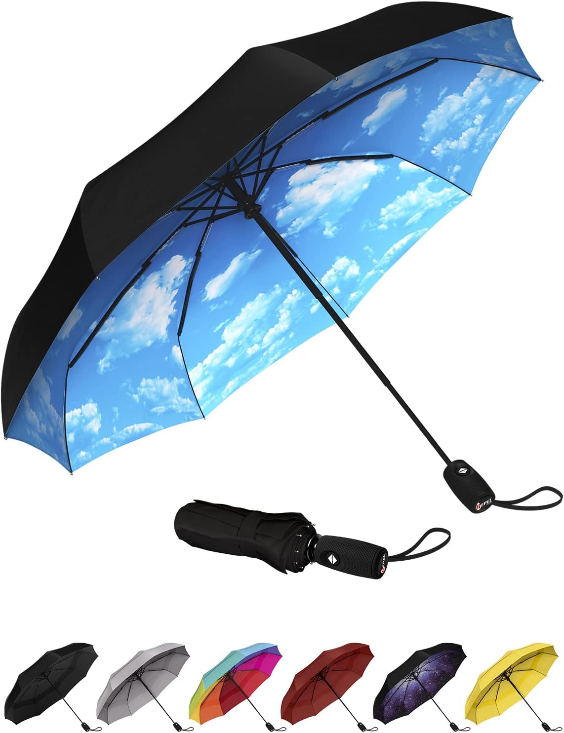 REPEL Windproof Travel Umbrella
