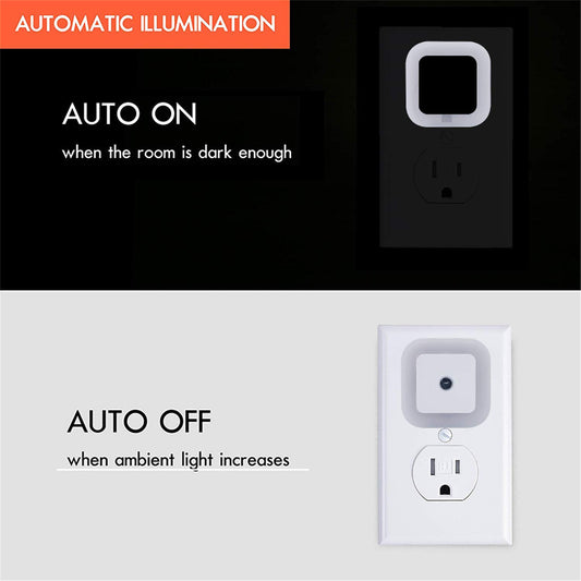 Uigos LED Night Light with Dusk to Dawn Sensor