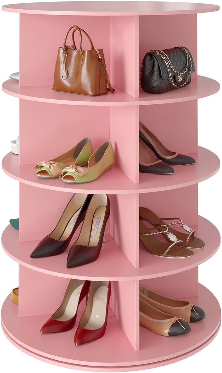SpaceAid 7 Tier Rotating Shoe Rack Tower