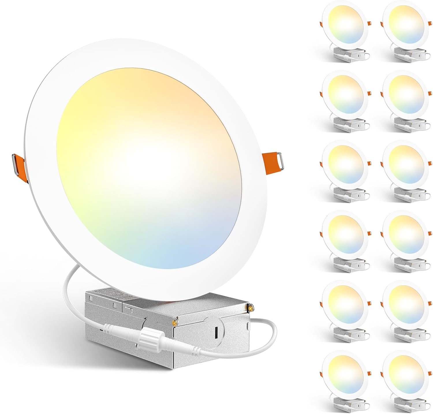 Amico 12-Pack 6" LED Recessed Ceiling Lights