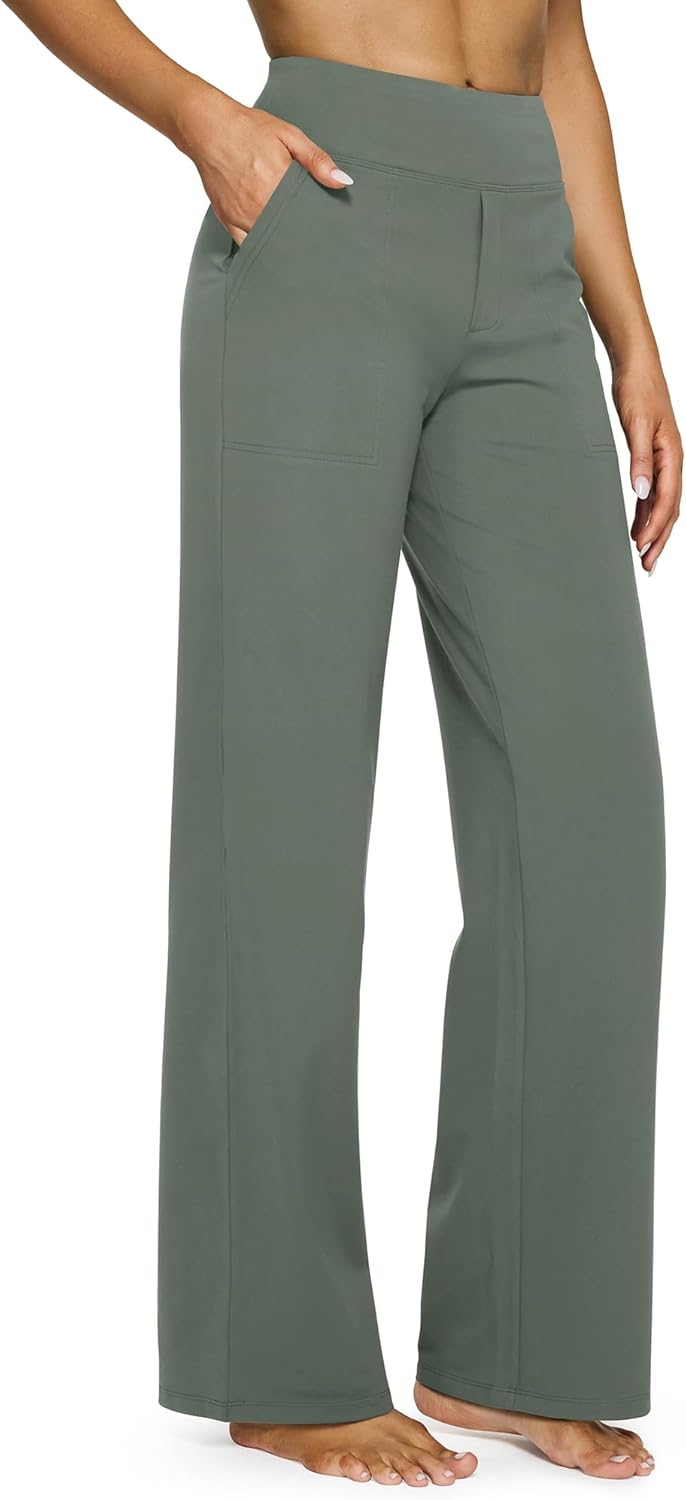 G4Free Women's Wide-Leg Yoga Pants