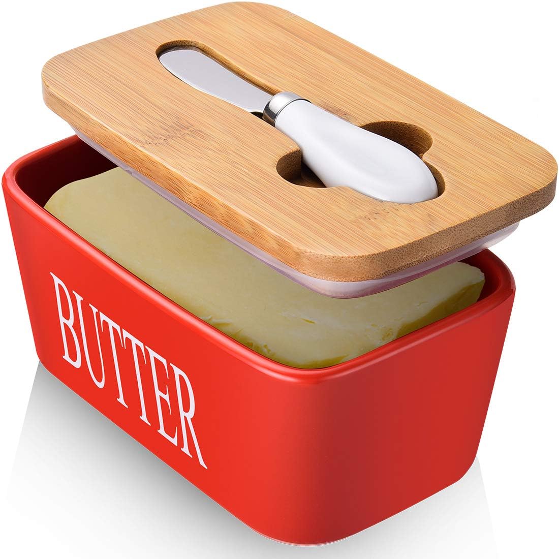 Butter Dish with Lid Large Butter Dish for Countertop