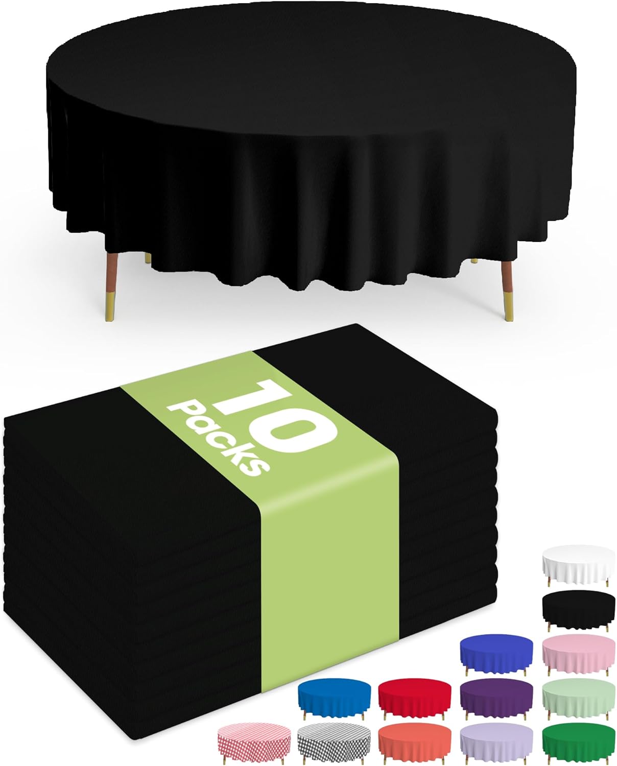Pureegg Disposable Plastic Tablecloths