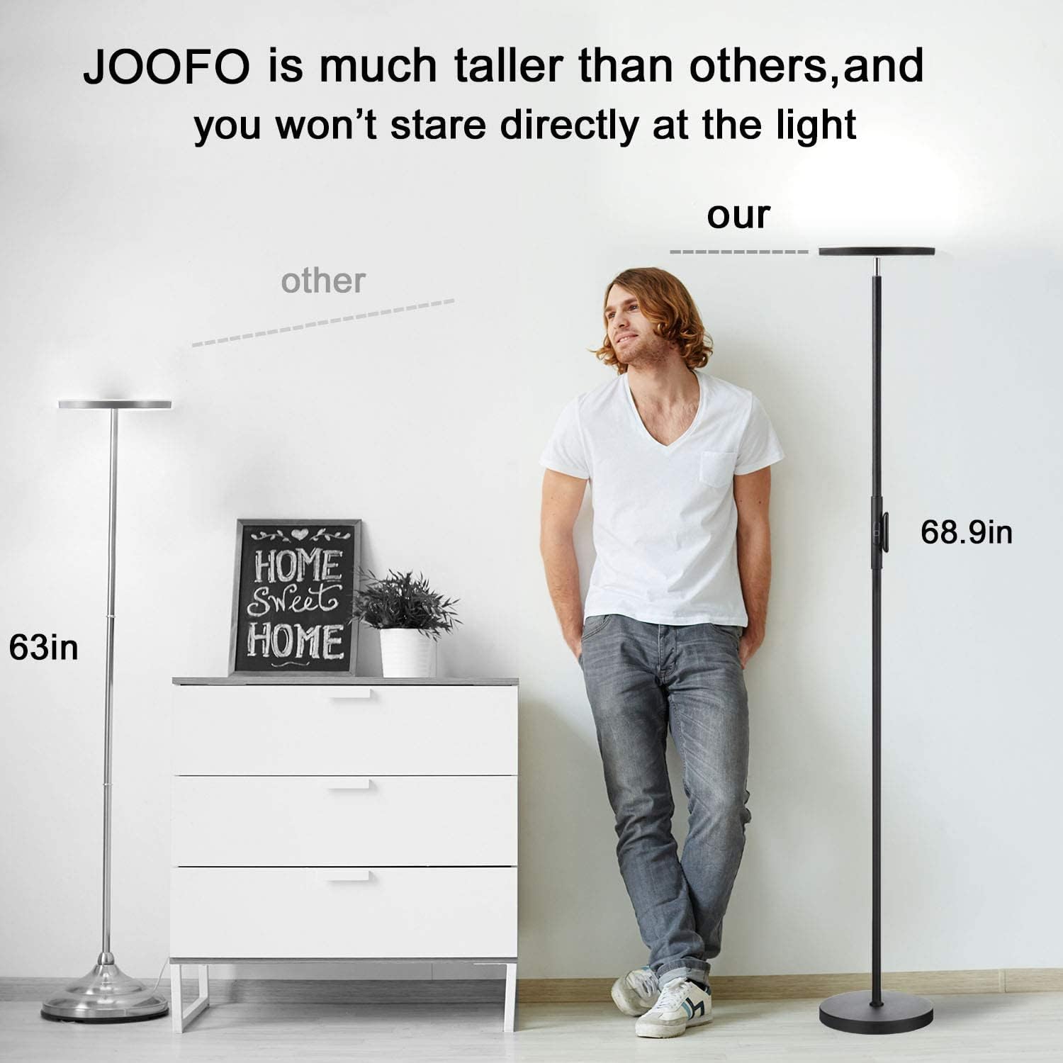 JOOFO Floor Lamp Sky LED Modern Torchiere