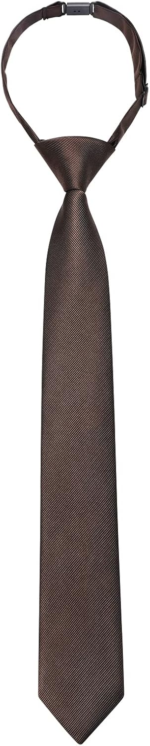 Enlision Boys Ties Solid Color Pre-Tied Kids Necktie