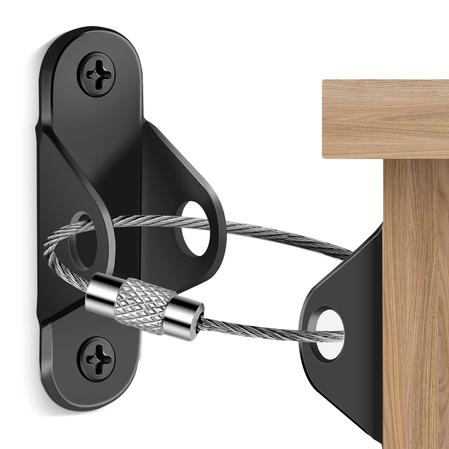 Furniture Anchors (10 Packs) Anti Tip Furniture Anchors