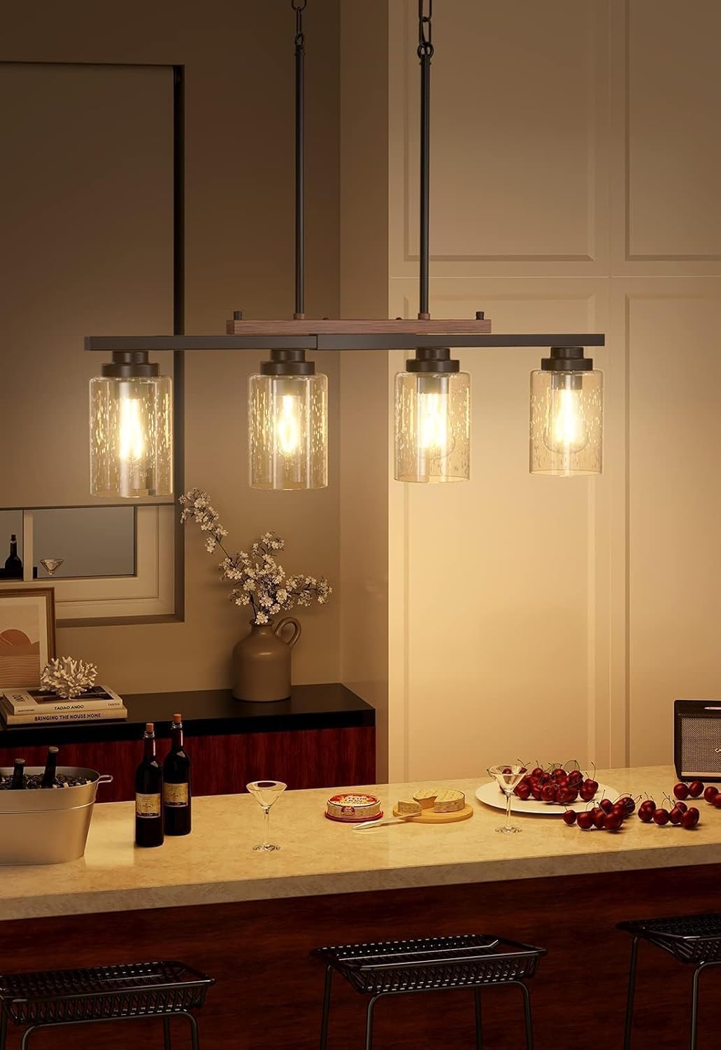 Amico Dining Room Light Fixture 4-Light Kitchen