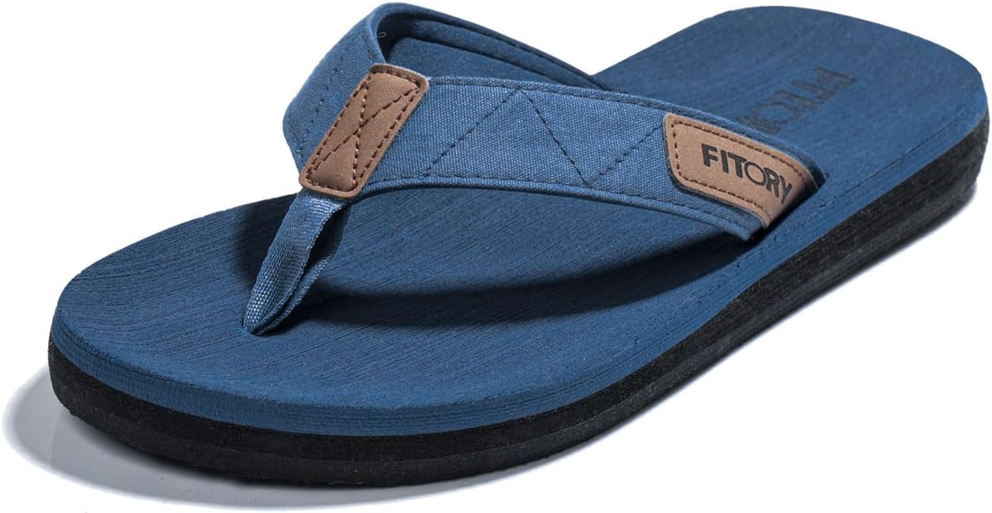FITORY Men's Flip-Flops, Thongs Sandals