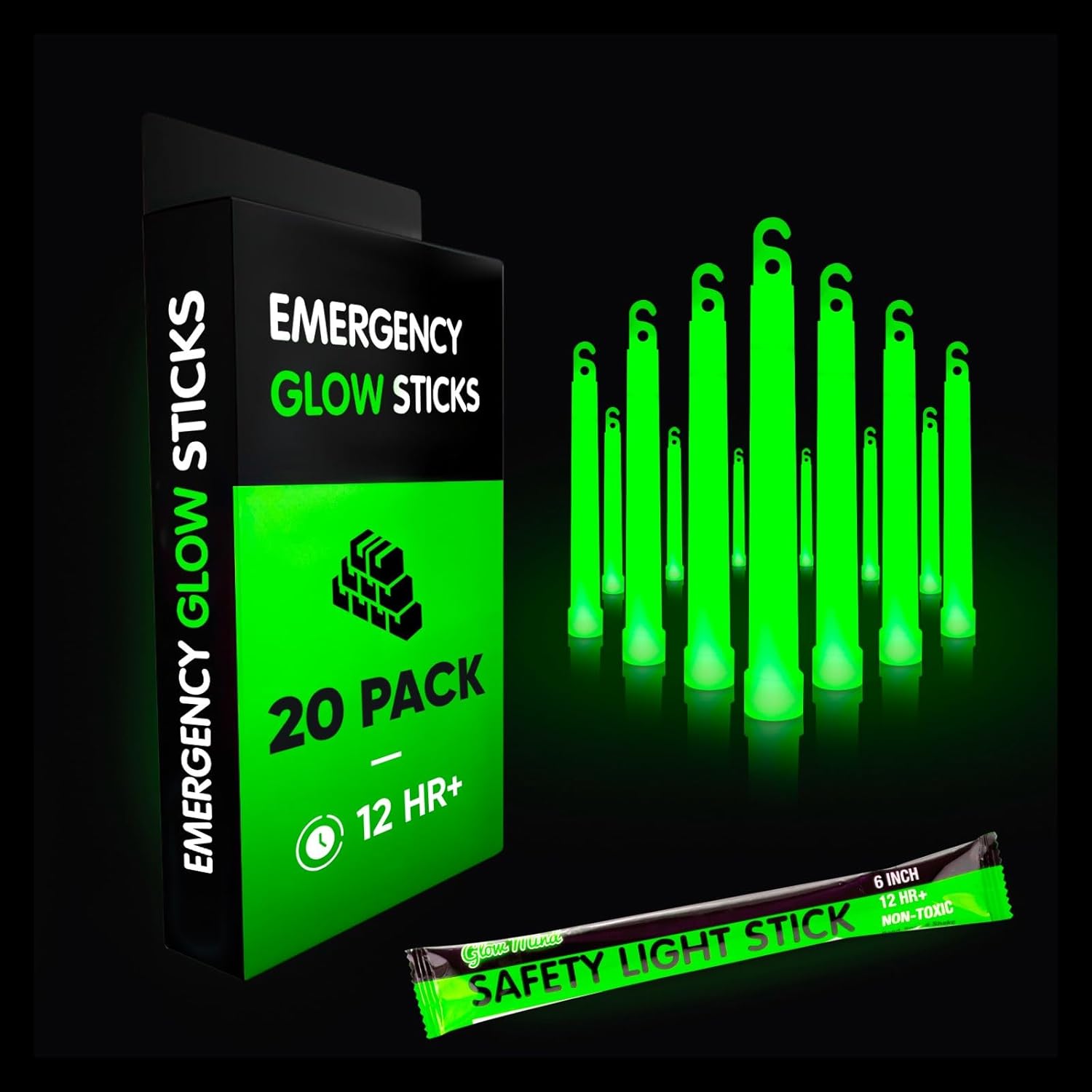 Emergency Glow Sticks – 12HR Industrial Grade