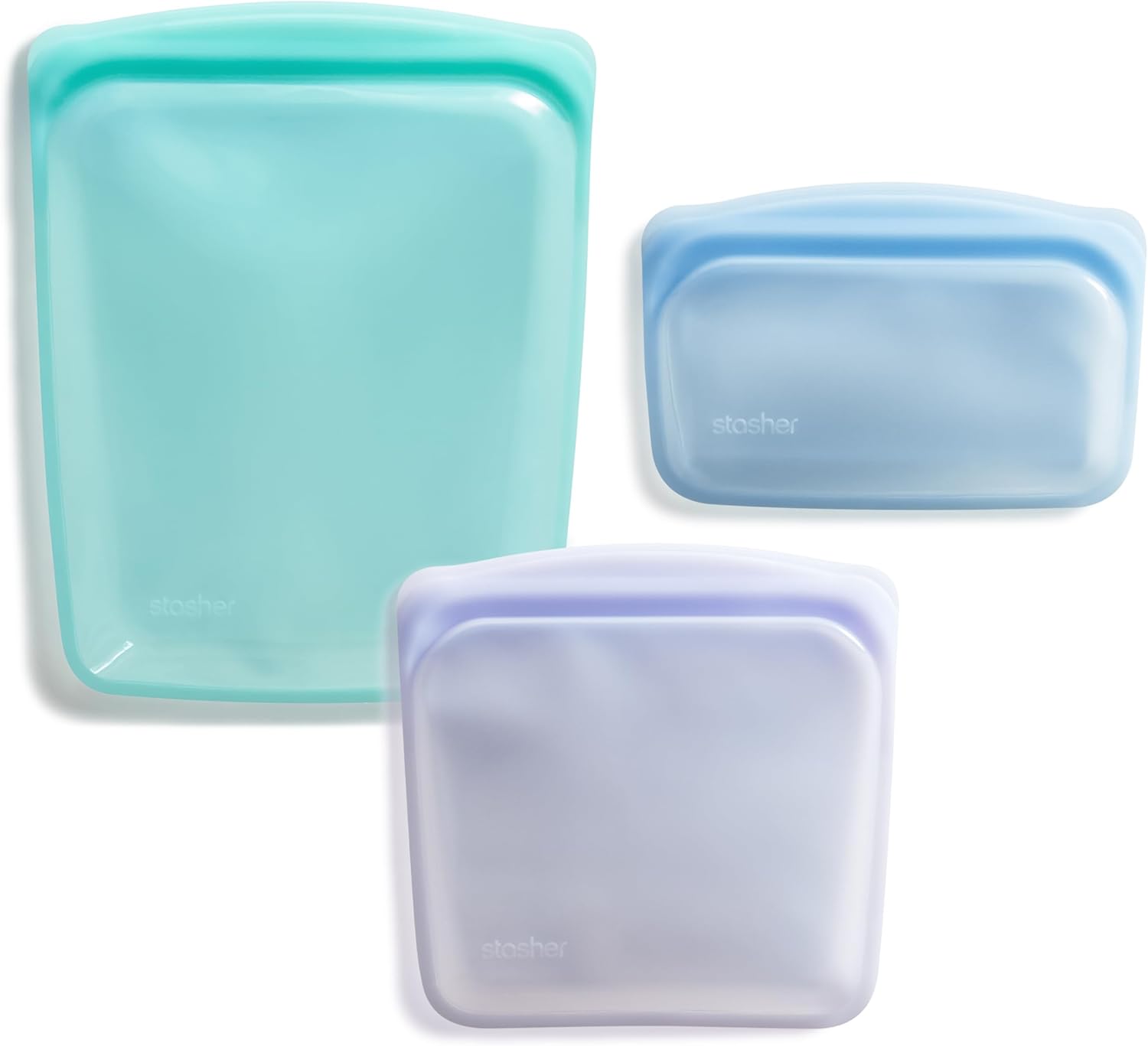 Stasher Premium Silicone Reusable Food Storage Bags