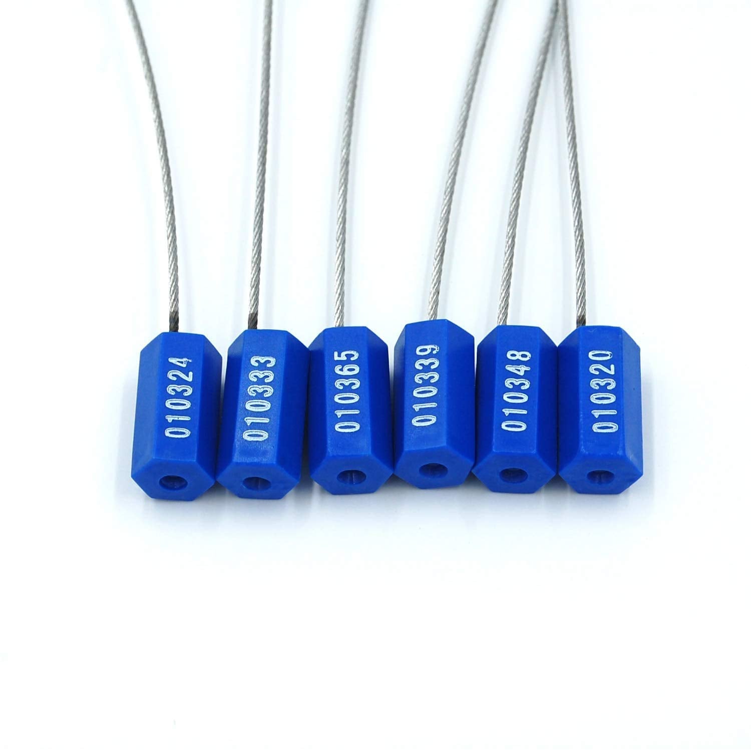 Steel Security Cable Seals Numbered Tamper Proof Security