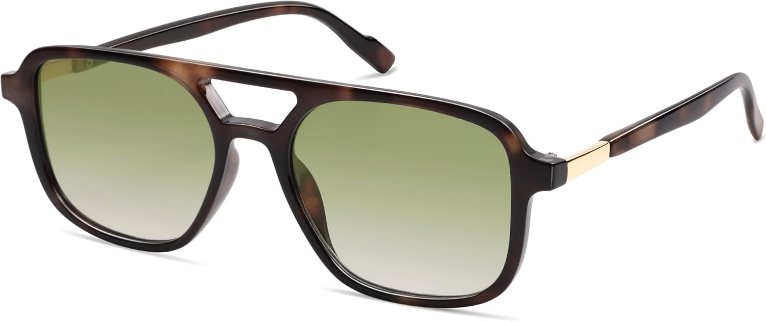 SOJOS Retro Aviator Sunglasses