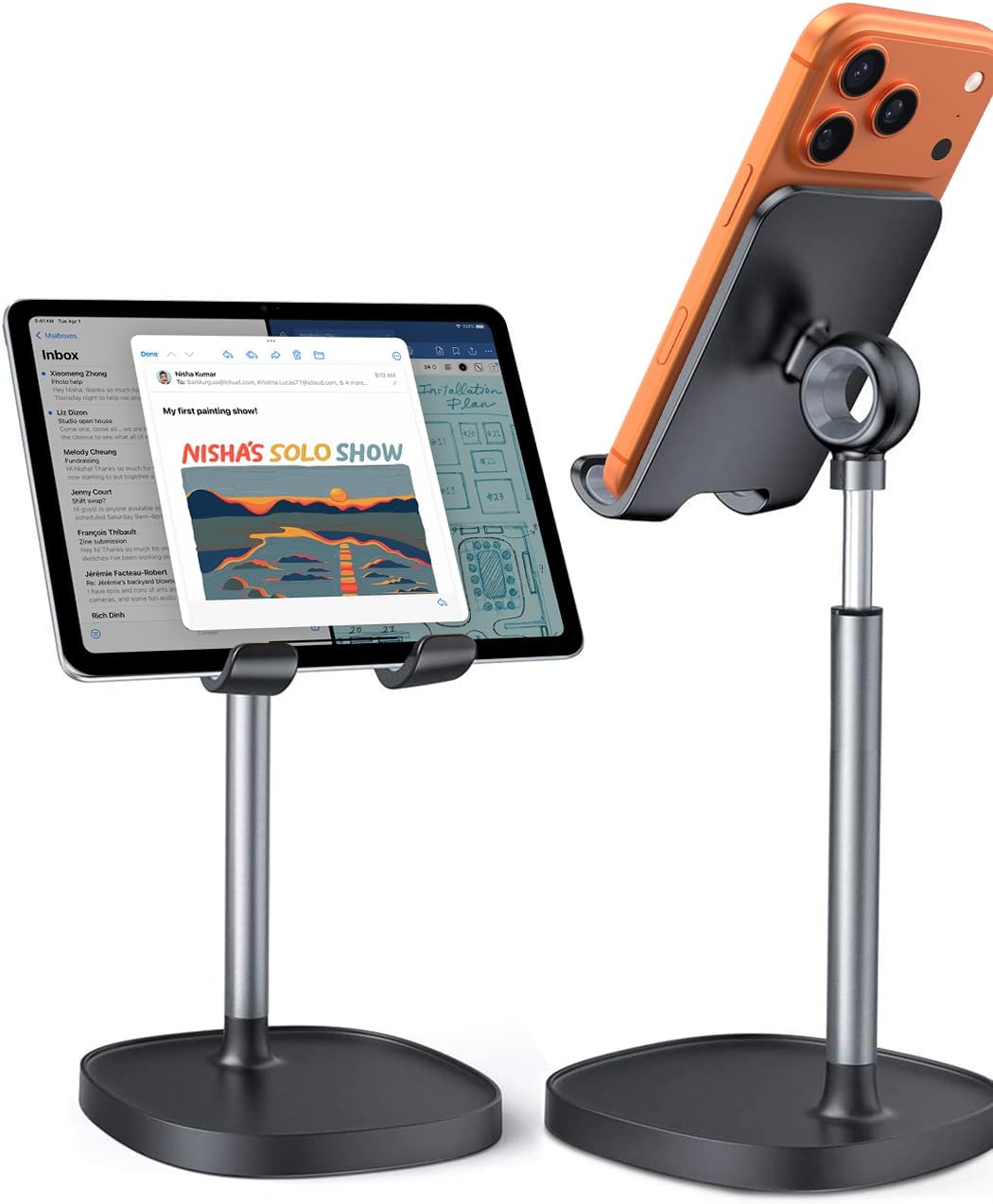 LISEN Cell Phone Stand Adjust for iPhone Phone Holder