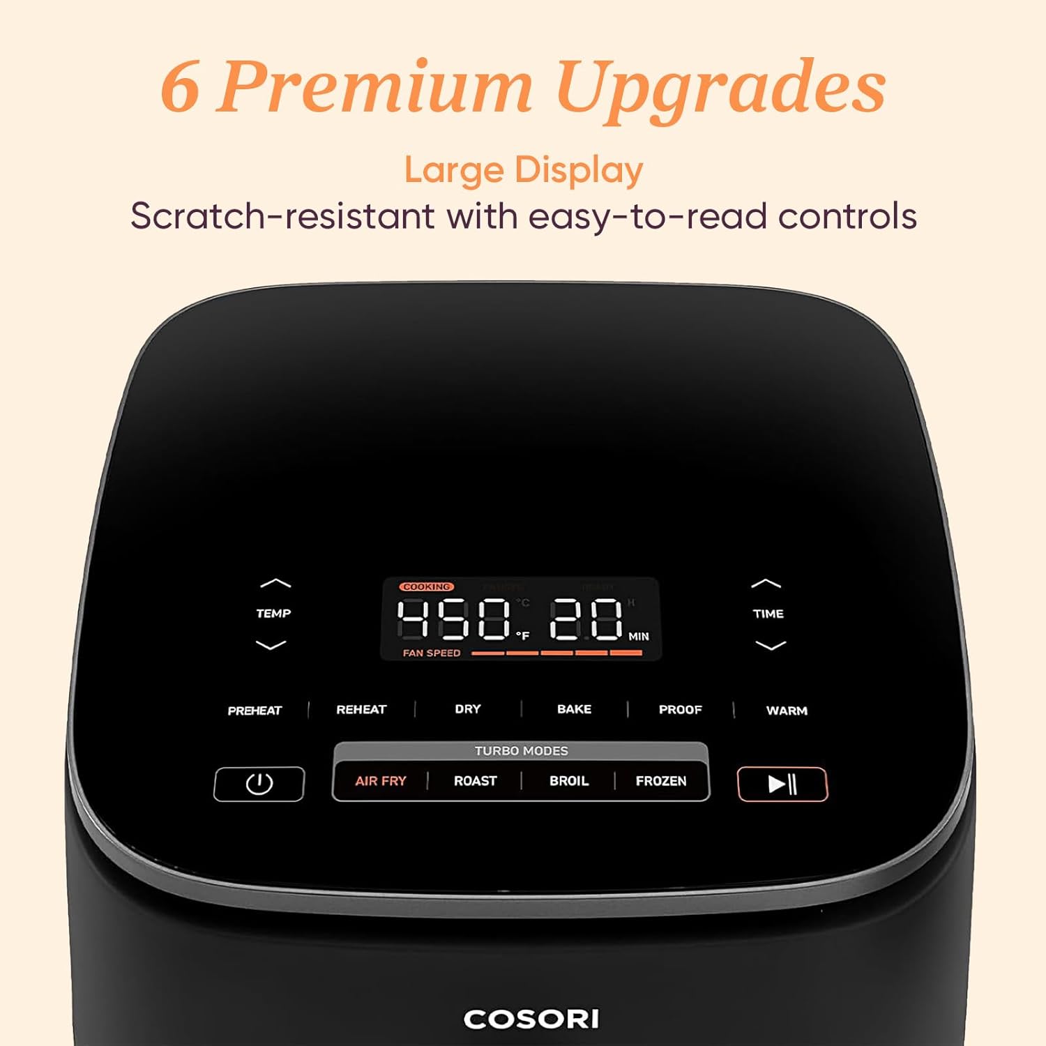 Cosori 9-in-1 TurboBlaze Air Fryer 6 Qt