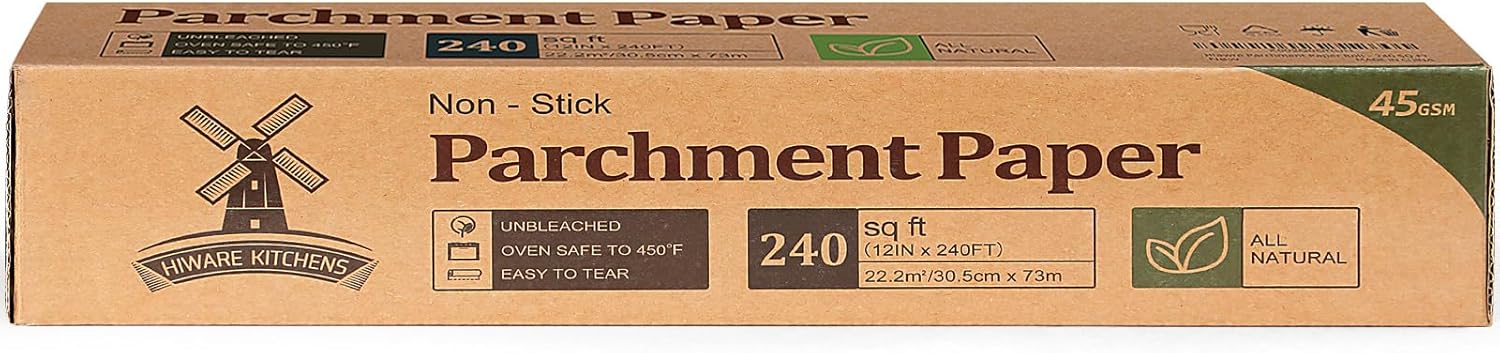 Unbleached Parchment Baking Paper Roll