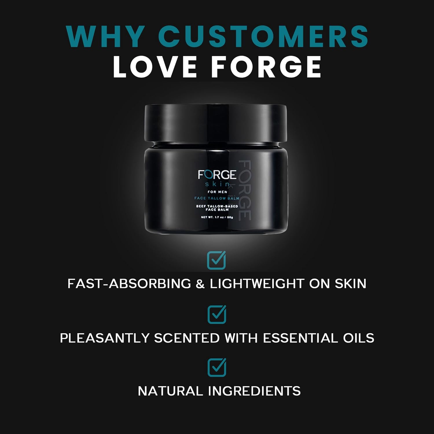 The Forge Skin Men’s Beef Tallow Balm