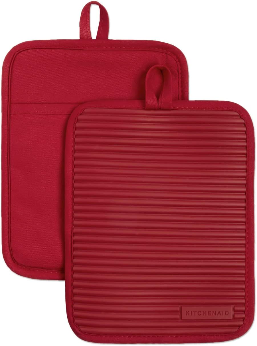 KitchenAid Ribbed Soft Silicone Pot Holder