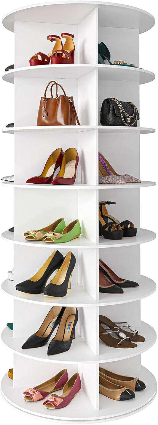 SpaceAid 7 Tier Rotating Shoe Rack Tower