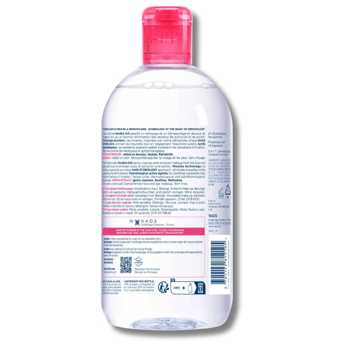 Bioderma Micellar Water, Makeup Remover