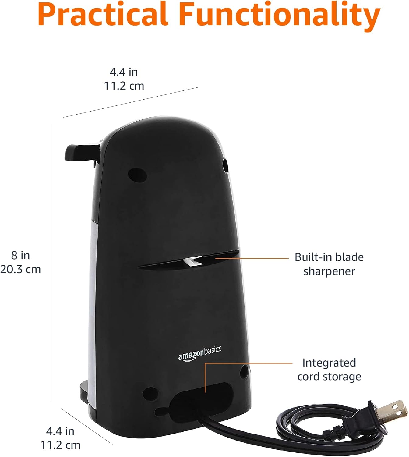 Amazon Basics 3-in-1 Electric Can Opener