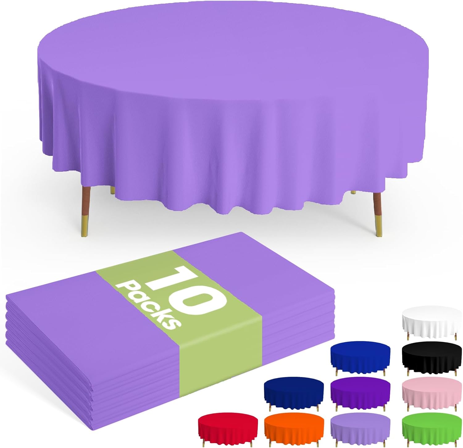 Pureegg Disposable Plastic Tablecloths
