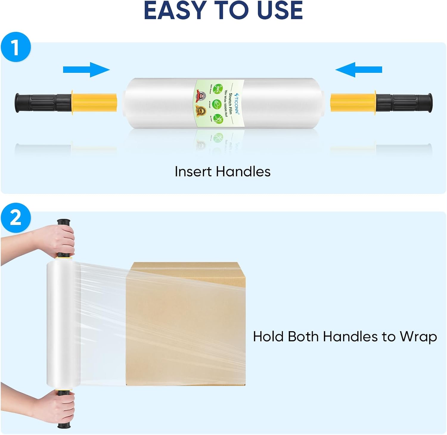 TICONN Pallet Wrap for Shipping Moving
